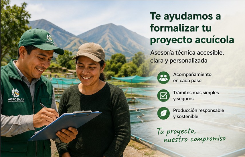 Formalización de proyectos acuícolas en Perú
